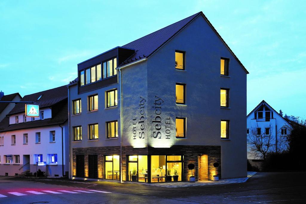 Außenansicht des Sebcity Hotel Ellwangen